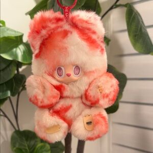 Cute Plush Bear have a seat plush Keychain